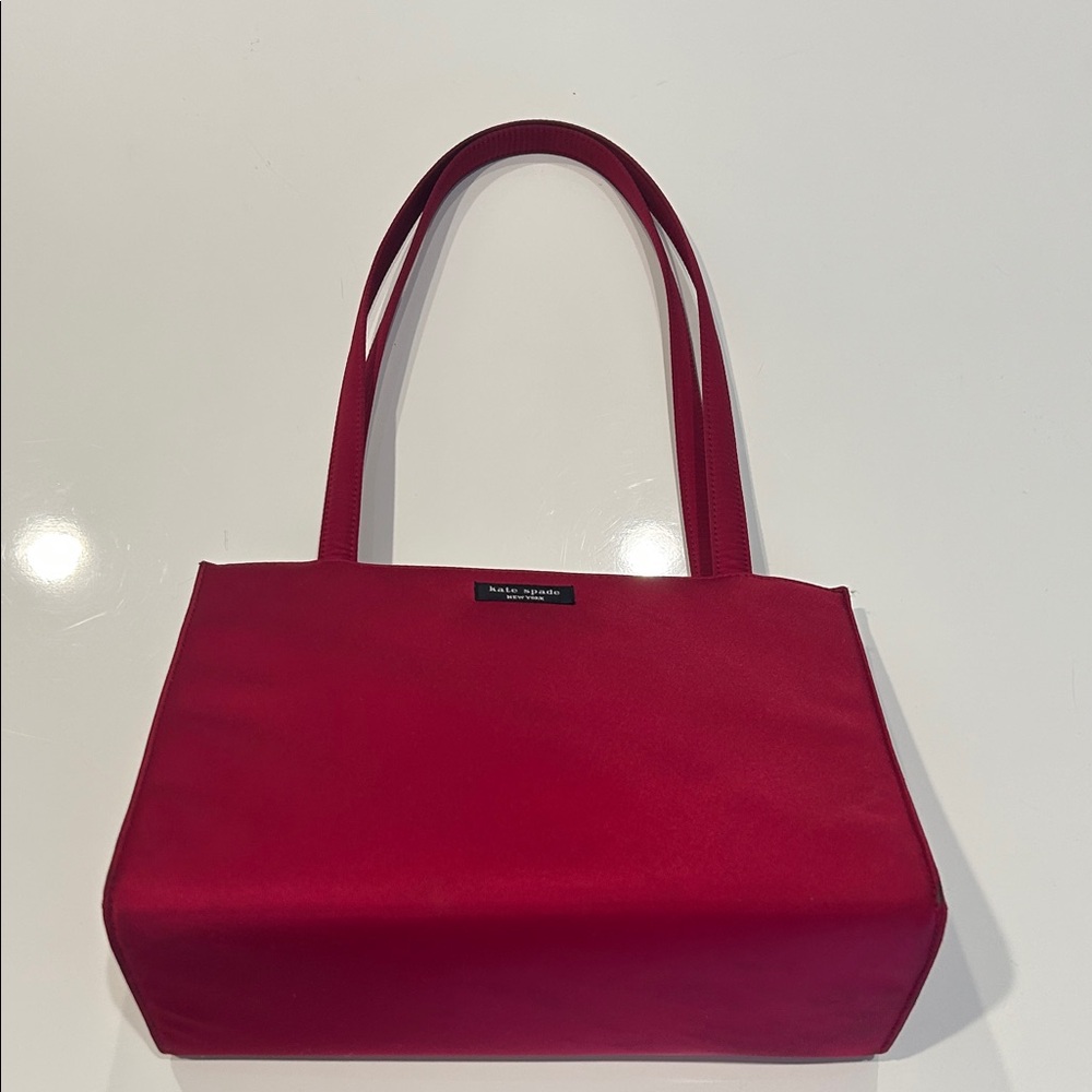 Kate Spade New York Vintage Red Satin Handbag